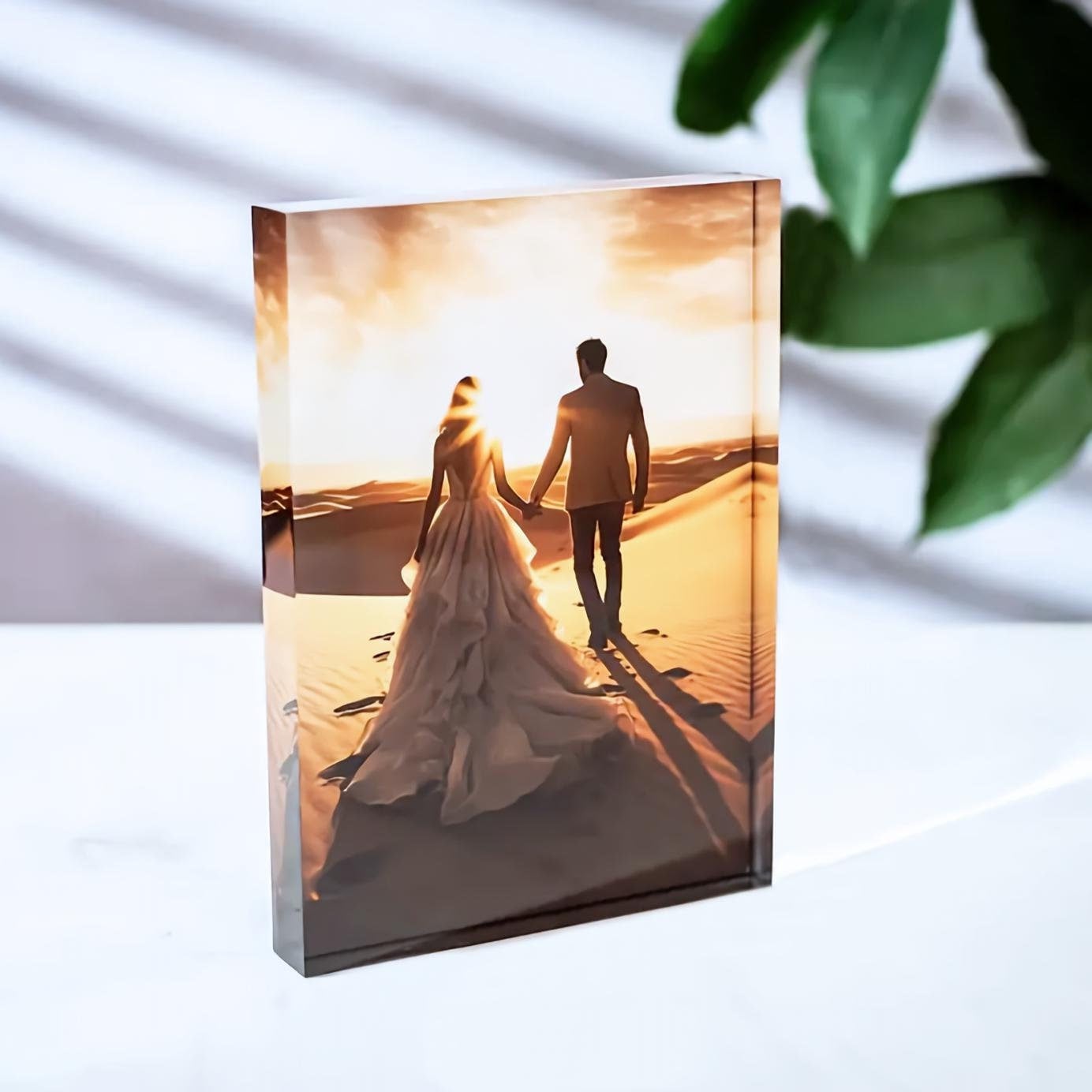 Photo Acrylic Block - 1 Stück personalisierter Acryl-Fotoblock, personalisierte Bildanzeige