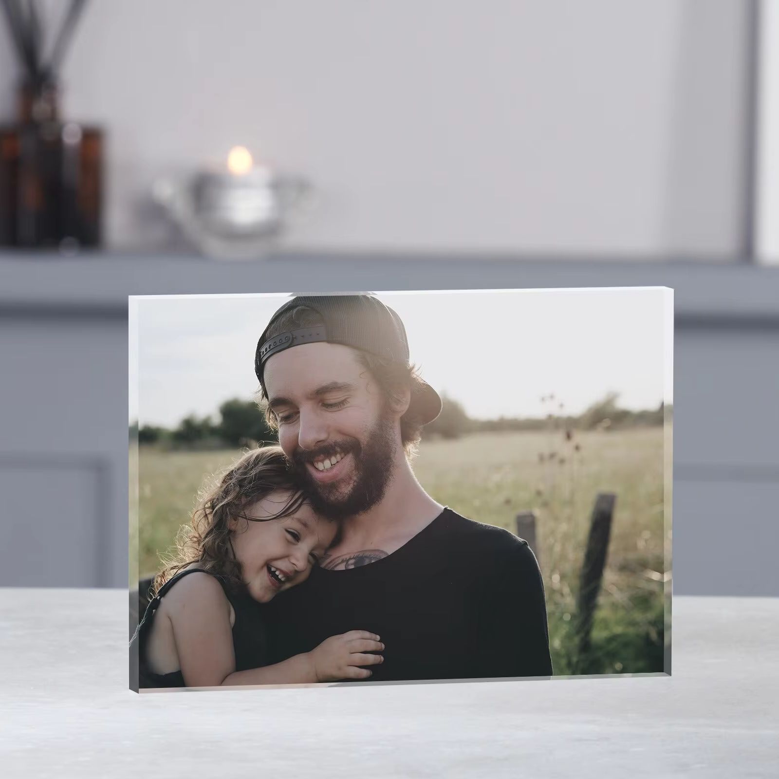Photo Acrylic Block - Personalisierter Foto-Acrylblock, Individueller Fotodruck, Beliebiges Bild