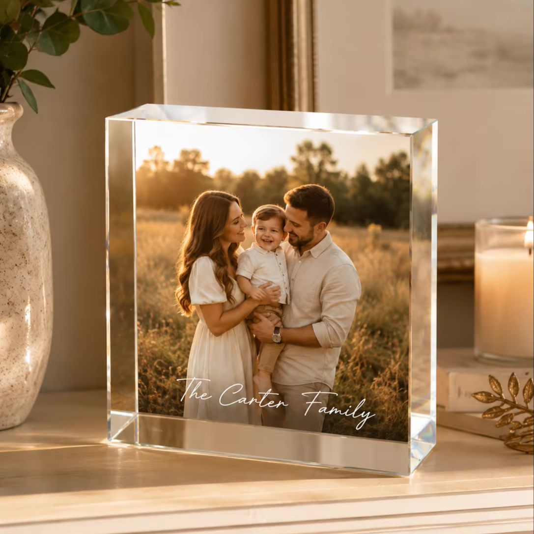 Personalisierter Familien-Acry – Photo Acrylic Block Bewertung und Preis