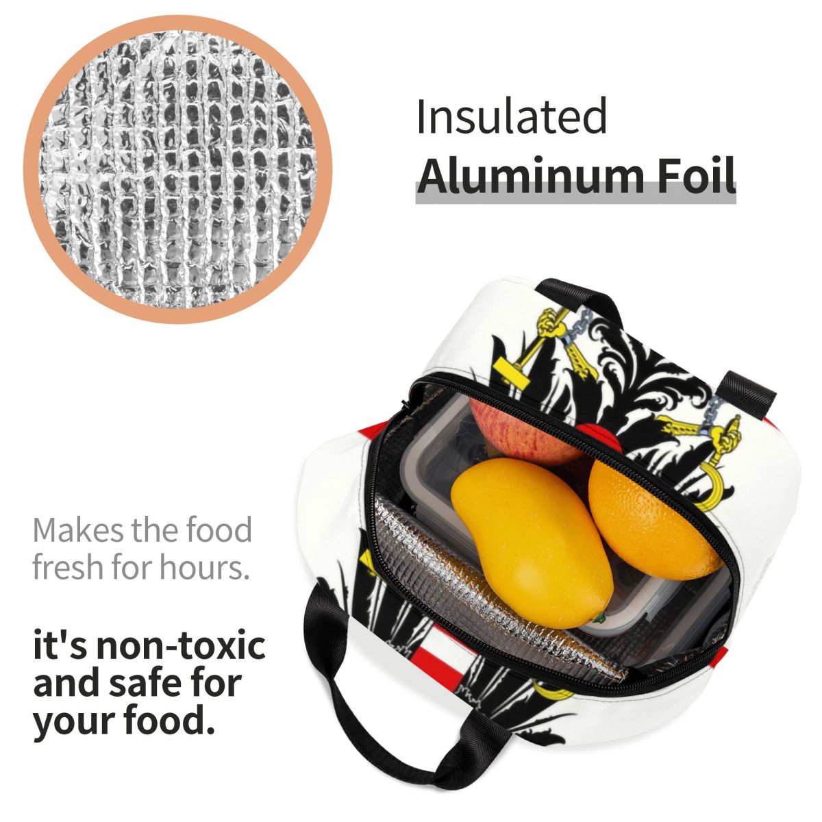 Benutzerdefinierte isolierte L – Tote Bag Sublimation Bewertung und Preis