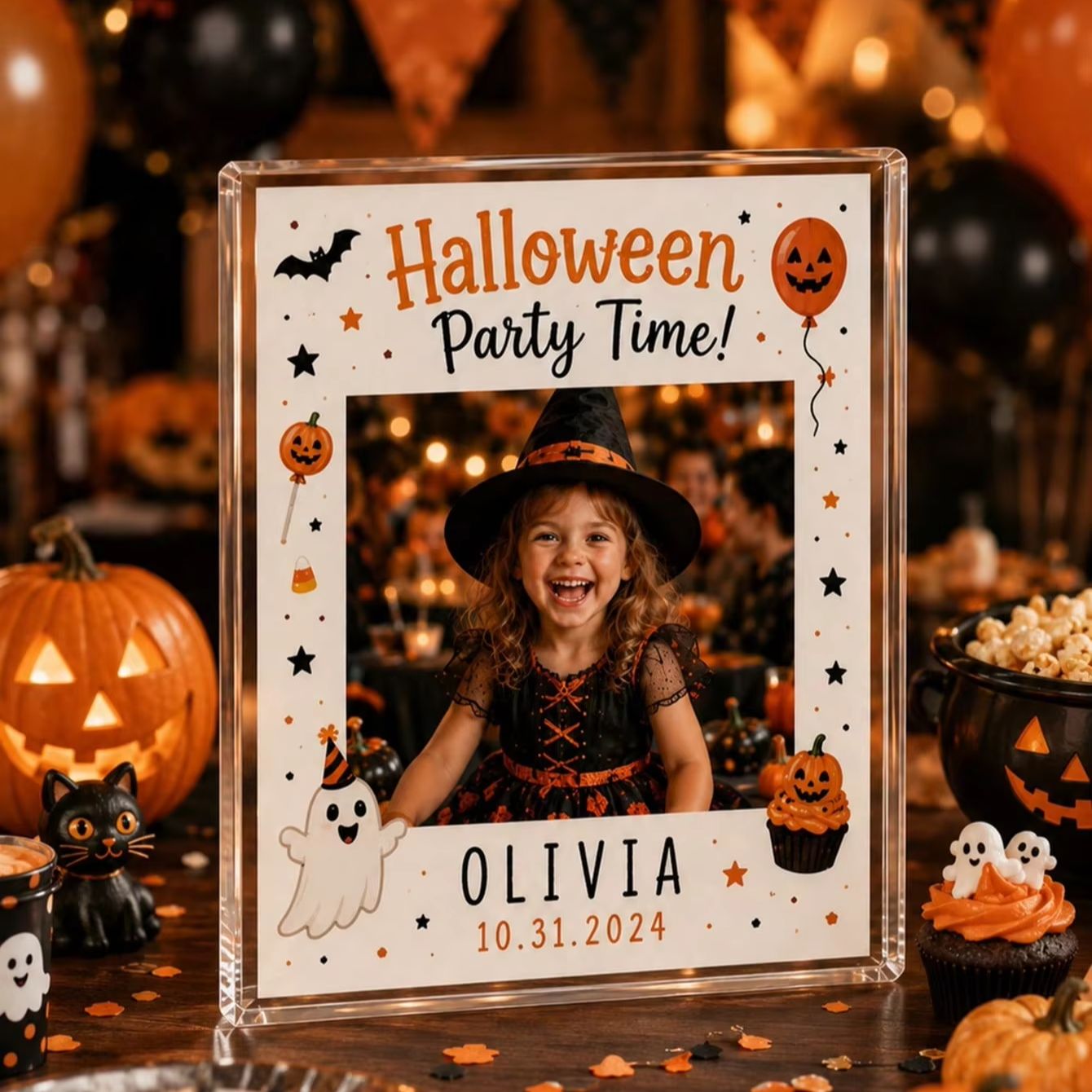 Individueller Halloween-Acryl- – Photo Acrylic Block Bewertung und Preis